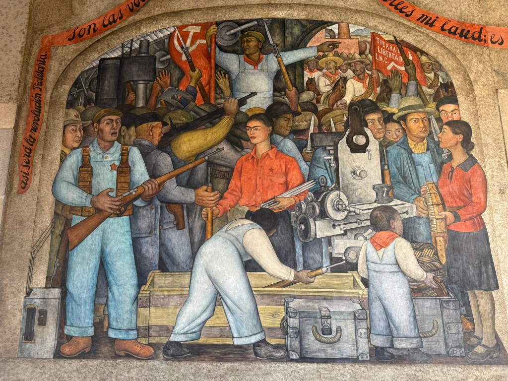 Diego Rivera Mural detail - Department of Education